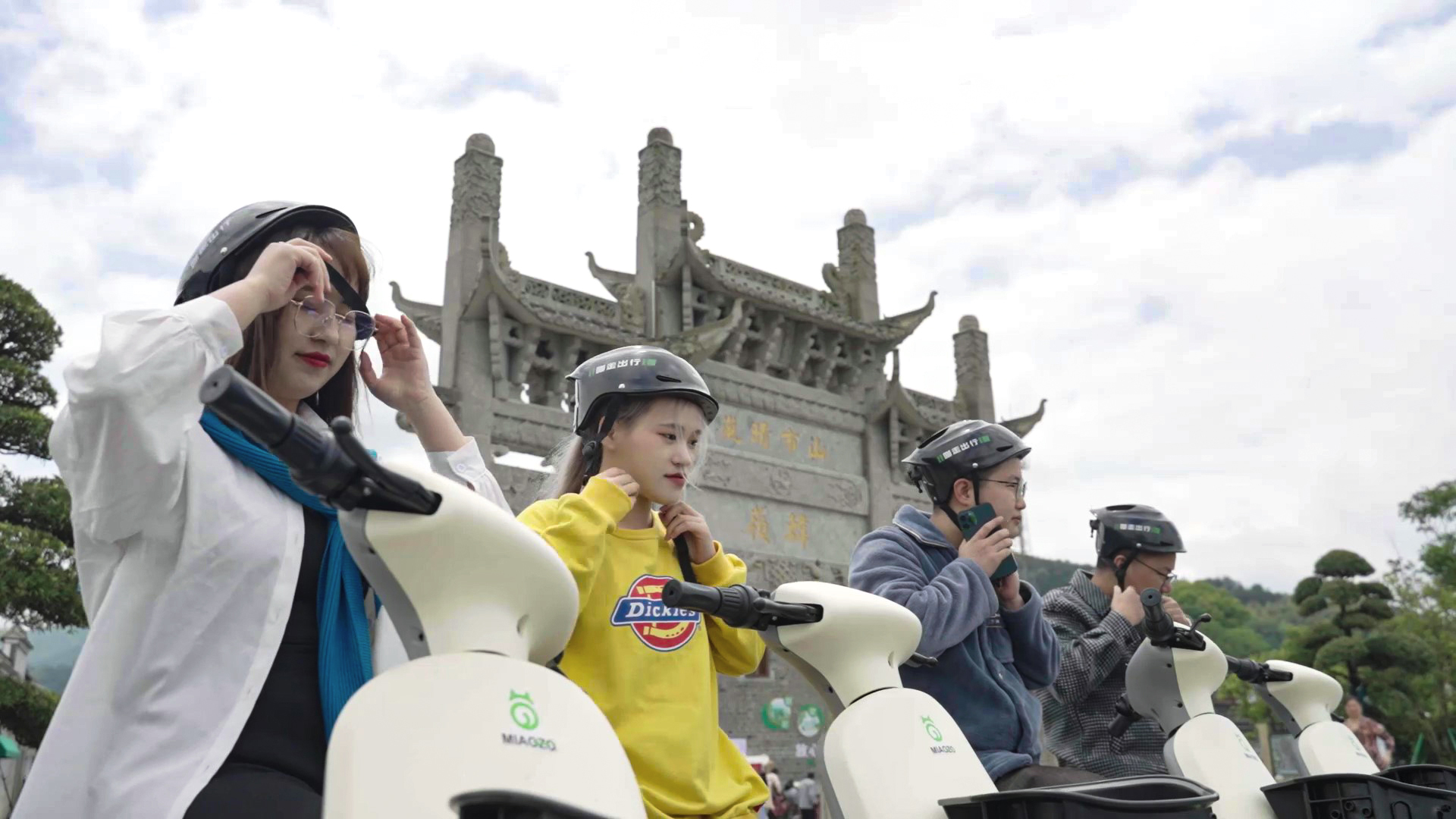 便捷的景區共享電單車